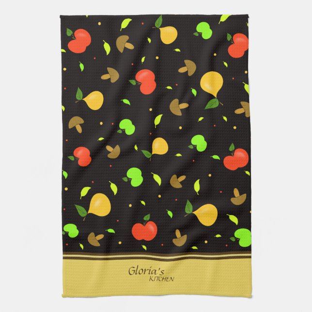 Fruits pattern kitchen towel (Vertical)