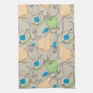 Fruits pattern kitchen towel