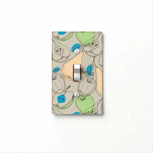 Fruits pattern light switch cover (In Situ)