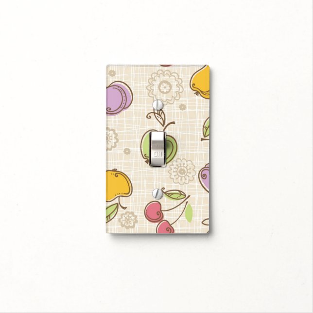 Fruits Pattern Light Switch Cover (In Situ)