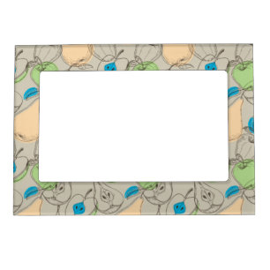 Fruits pattern magnetic frame