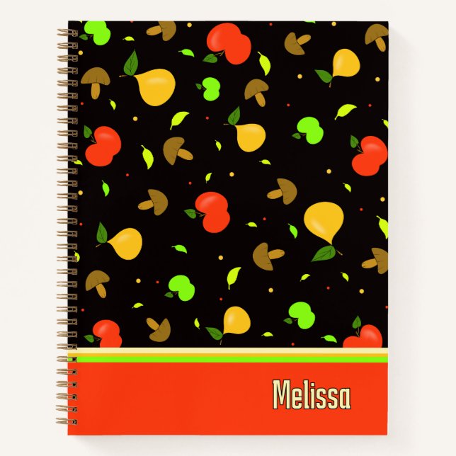 Fruits pattern notebook (Front)