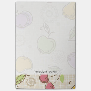 Fruits Pattern Post-it Notes