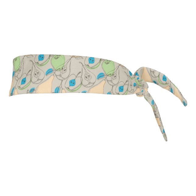 Fruits pattern tie headband (Rotate 90)