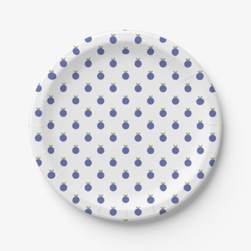Fruits polka dots paper plates