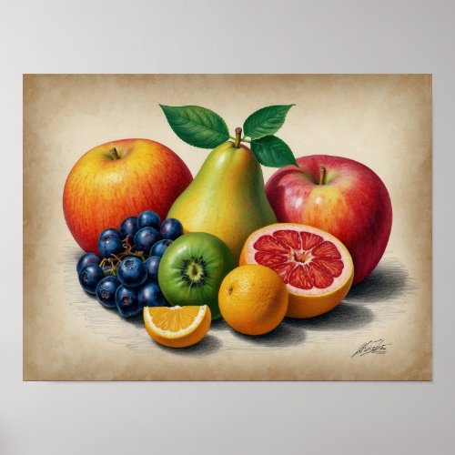 fruits poster