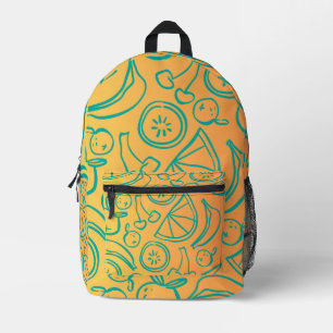 Fruits Printed Backpack