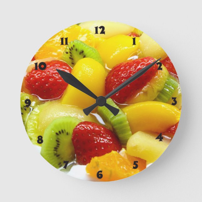 Fruits Round Clock (Front)