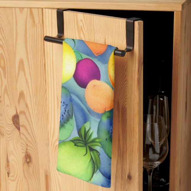Fruits seamless pattern kitchen towel (Thirds Fold)
