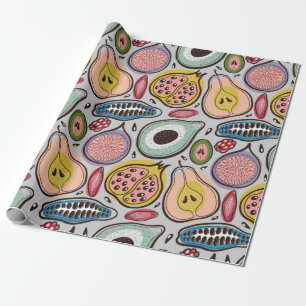 Fruits seamless pattern wrapping paper