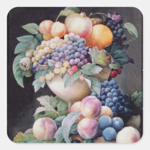 Fruits Square Sticker