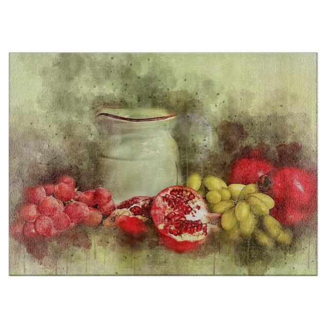 Fruits Still Life Cutting Board (Front)