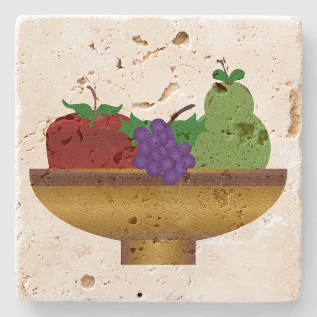 Fruits Stone Coaster (Front)