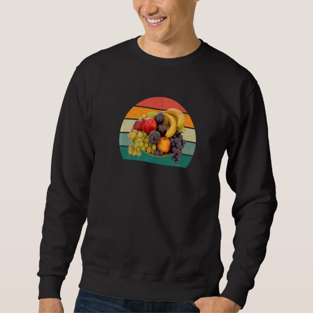 Fruits strawberry melon orange cherry fruity falle sweatshirt (Front)
