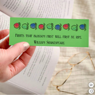 Fruits that Blossom First Bookmarks