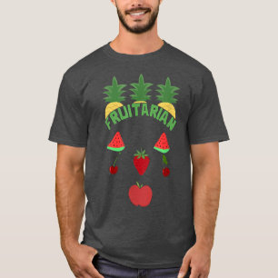 Fruits Vegan Face Diet Funny T-Shirt