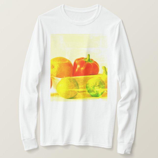 "Fruits Vegetables" Cute Photo. Buy Now T-Shirt (Design Front)