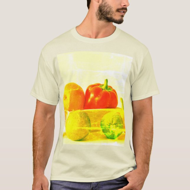 "Fruits Vegetables" Cute Photo. Buy Now T-Shirt (Front)