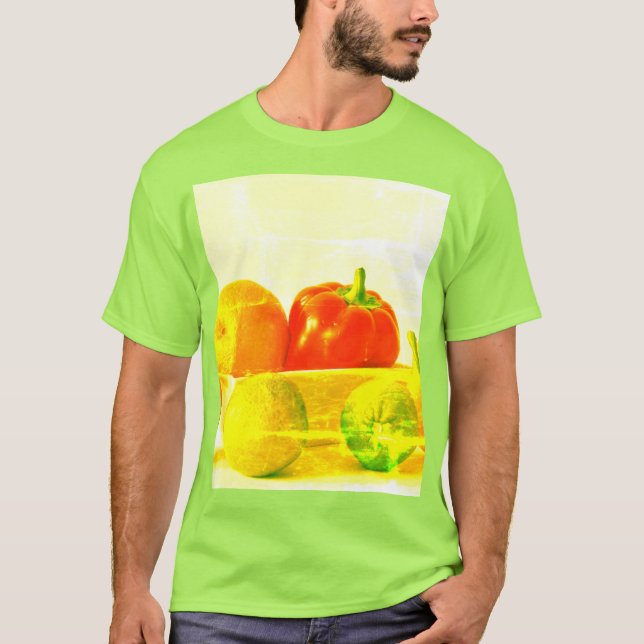 "Fruits Vegetables" Cute Photo. Buy Now T-Shirt (Front)