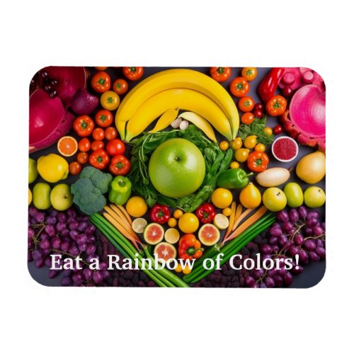 Fruits Vegetables Healthy Food Nutrition Reminder Magnet