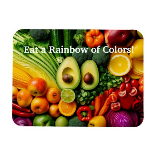 Fruits Vegetables Healthy Food Nutrition Reminder Magnet