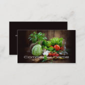 Fruits Vegetables / Healthy Life / Vegetarian Card (Front/Back)