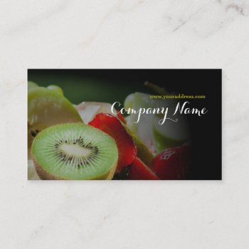 Fruits Vegetables / Healthy Life / Vegetarian Card by paplavskyte at Zazzle