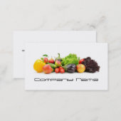 Fruits Vegetables / Healthy Life / Vegetarian Card (Front/Back)