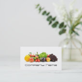 Fruits Vegetables / Healthy Life / Vegetarian Card (Standing Front)