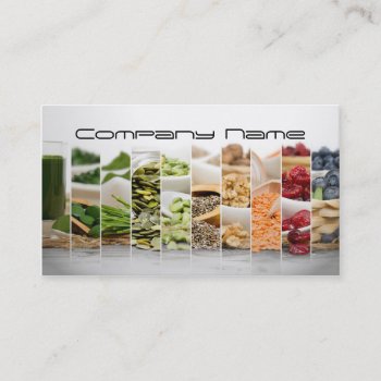 Fruits Vegetables / Healthy Life / Vegetarian Card by paplavskyte at Zazzle