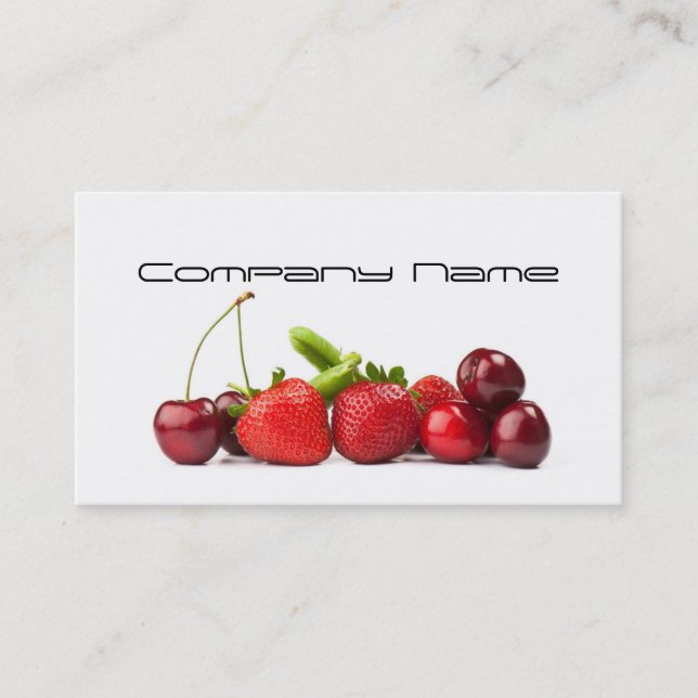 Fruits Vegetables / Healthy Life / Vegetarian Card (Front)