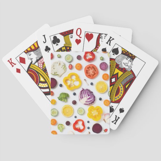 Fruits & Vegetables Playing Cards
