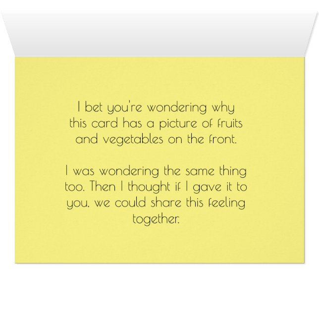 Fruits & Veggies Cards (Inside Horizontal (Bottom))