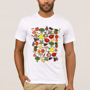 Fruits & Veggies shirt - choose style, colour