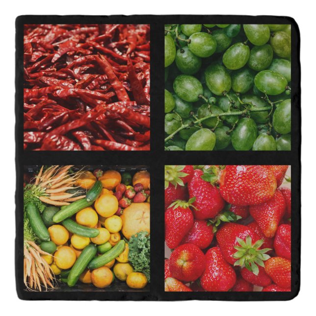 Fruits & Veggies trivets (Front)