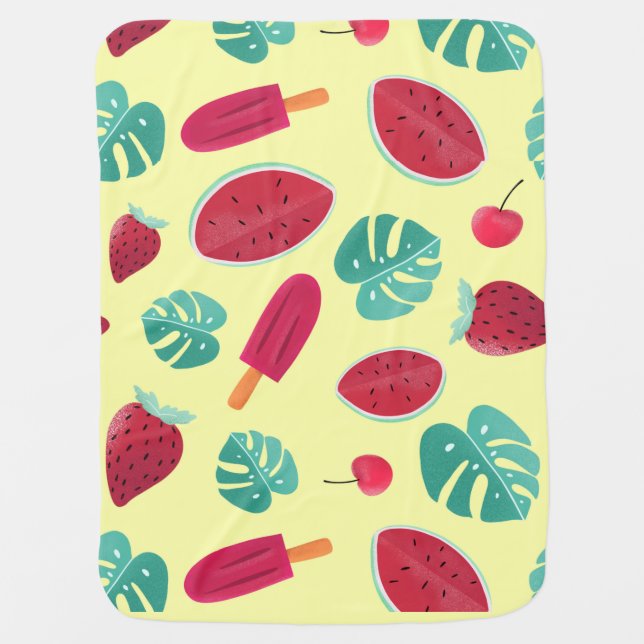 Fruitsicle Baby Blanket (Front)