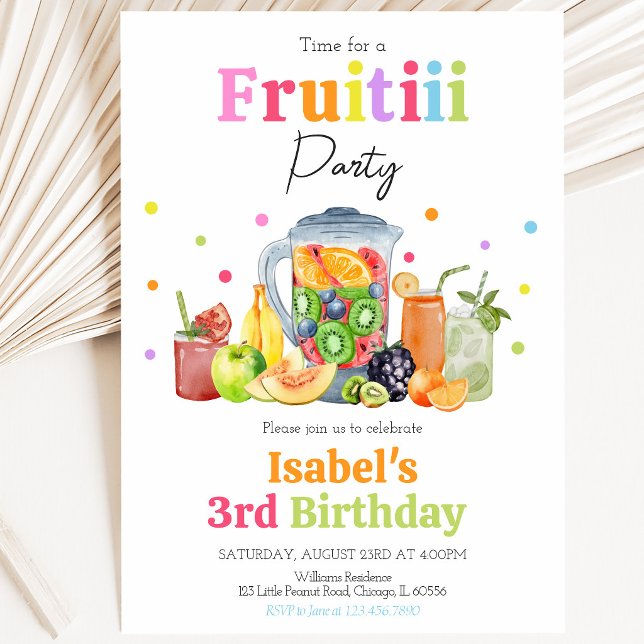 Fruitti Birthday Invitation (Creator Uploaded)