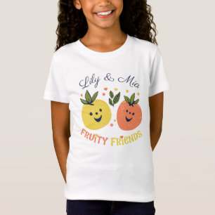 Fruity Best Friends Strawberry and Orange T-Shirt
