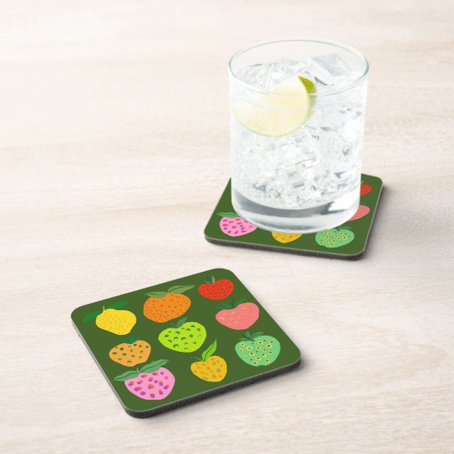 Fruity Beverage Coaster (Right Side)