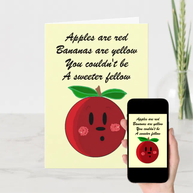 Fruity Birthday Card | Zazzle