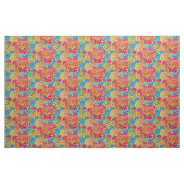 Fruity Cereal Fabric (Fat Quarter)