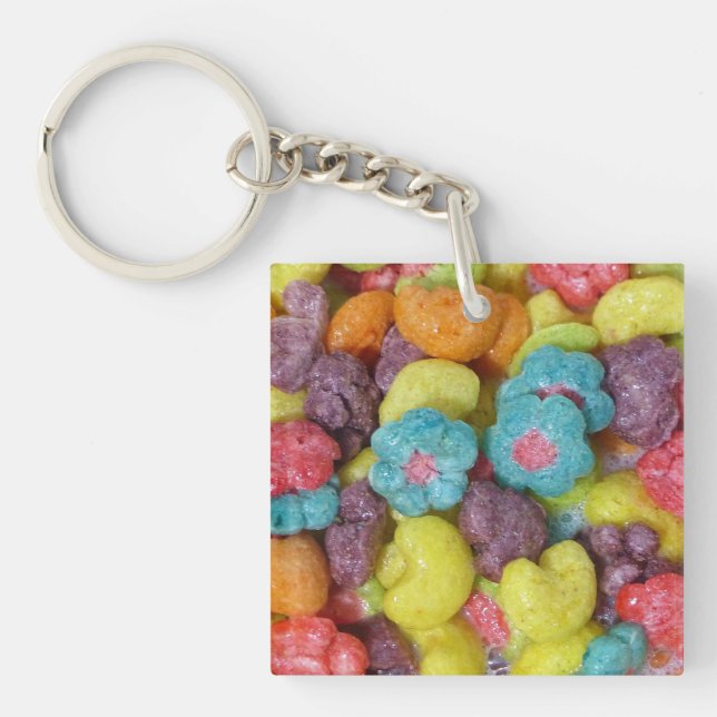 Fruity Cereal Keychain (Front)
