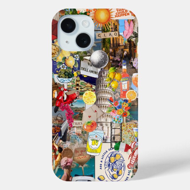 Fruity European Summer Collage Case-Mate iPhone Case (Back)
