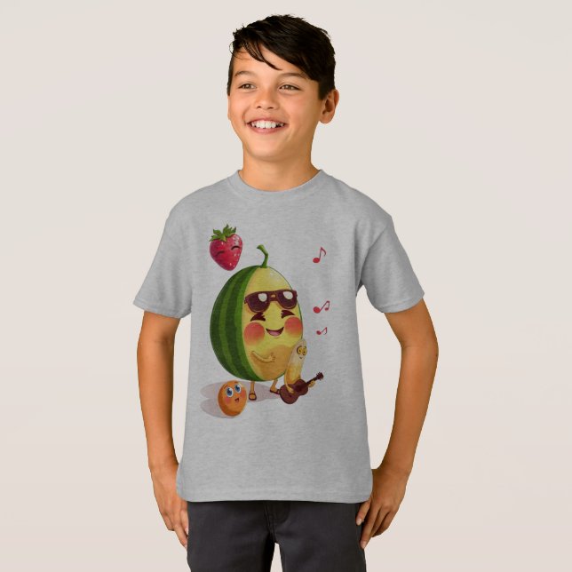 Fruity Faces T-Shirt (Front Full)