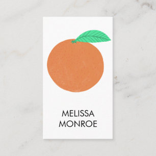 FRUITY FUN: lemons illustrated Business Card
