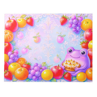 Fruity Lemon Meringue Frog Notepad