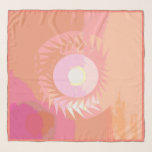 Fruity Mango Colored Summer Sun Abstract Scarf