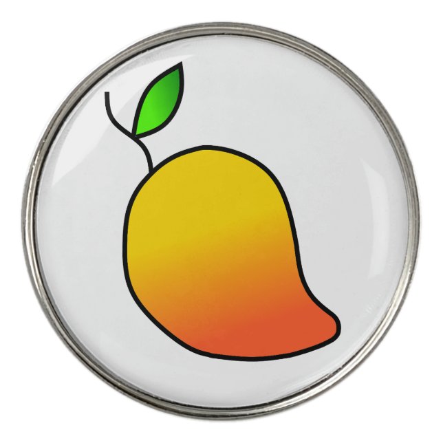 Fruity Mango Golf Ball Marker (Front)