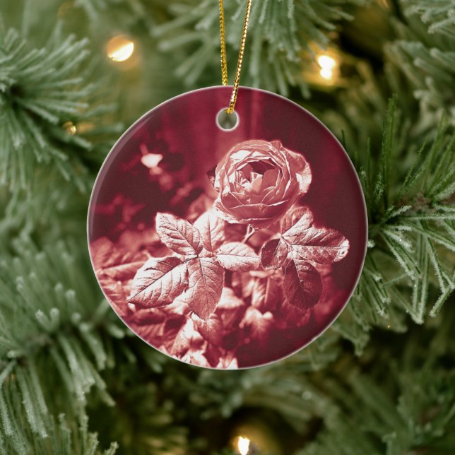 Fruity Parfuma Rose - Ceramic Ornament (Tree)