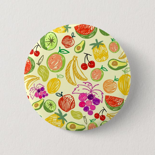 Fruity Pattern Button (Front)